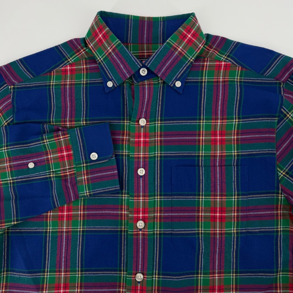 Vineyard Vines Performance Murray Shirt Mens Small Blue Plaid Button Down